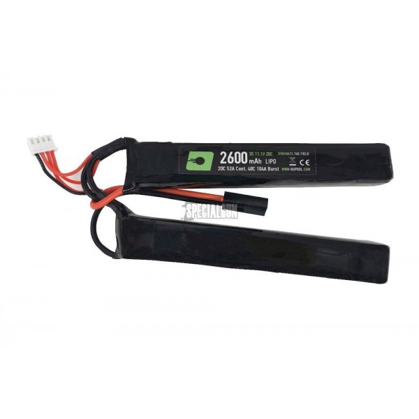 LIPO BATTERY 11.1V 2600 mAH 20C NUPROL