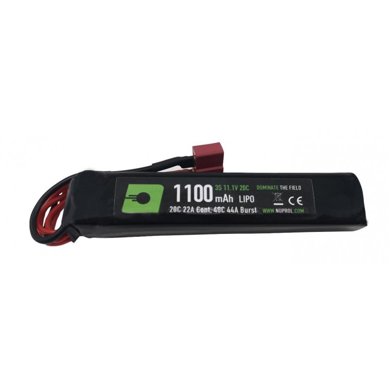 LIPO BATTERY 11.1V 1100 mAH 20C NUPROL LIPO BATTERY 11.1V 1100 mAH 20C NUPROL