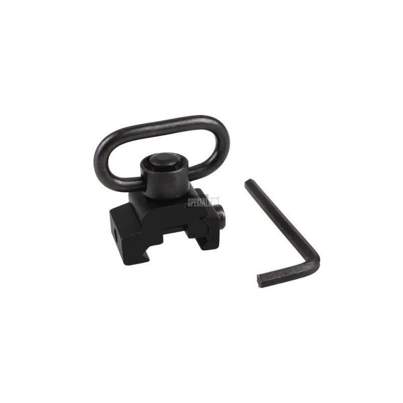 FMA ENGANCHE PARA CINTURÓN RIS CON RÓTULA NEGRO FMA ENGANCHE PARA CINTURÓN RIS CON RÓTULA NEGRO