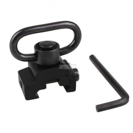 BELT ATTACHMENT FOR RIS WITH SWIVEL FMA BLACK