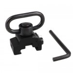 FMA ENGANCHE PARA CINTURÓN RIS CON RÓTULA NEGRO FMA ENGANCHE PARA CINTURÓN RIS CON RÓTULA NEGRO