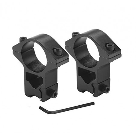 ANILLAS DE ÓPTICA DE 30 MM DE ALTURA PARA CORREDERA DE RIFLE DE 11 MM (2 UDS.)