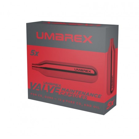 5 pcs LUBRICATED CO2 BOTTLES UMAREX