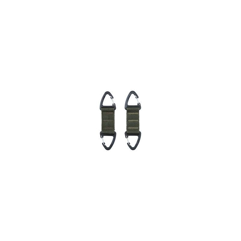 2 pcs DOUBLE PLASTIC HOOK MOSCHET DURA 101 INC GREEN 2 pcs DOUBLE PLASTIC HOOK MOSCHET DURA 101 INC GREEN