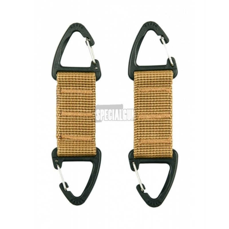 2 uds. GANCHO DOBLE DE PLÁSTICO MOSCHET DURA 101 INC TAN 2 uds. GANCHO DOBLE DE PLÁSTICO MOSCHET DURA 101 INC TAN