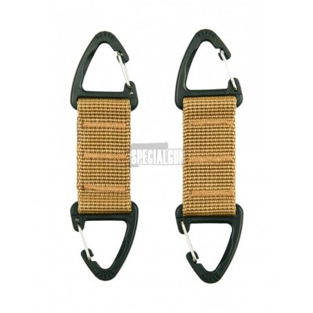 2 uds. GANCHO DOBLE DE PLÁSTICO MOSCHET DURA 101 INC TAN