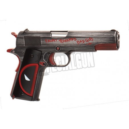 1911 DEADPOOL GAS BLOWBACK FULL METAL ARMORER WORKS