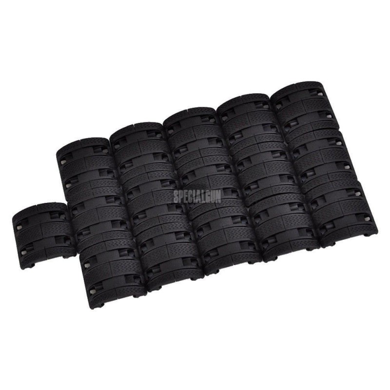 SET COPRI RIS SLITTE STANDARD 20 mm. MP NERO SET COPRI RIS SLITTE STANDARD 20 mm. MP NERO