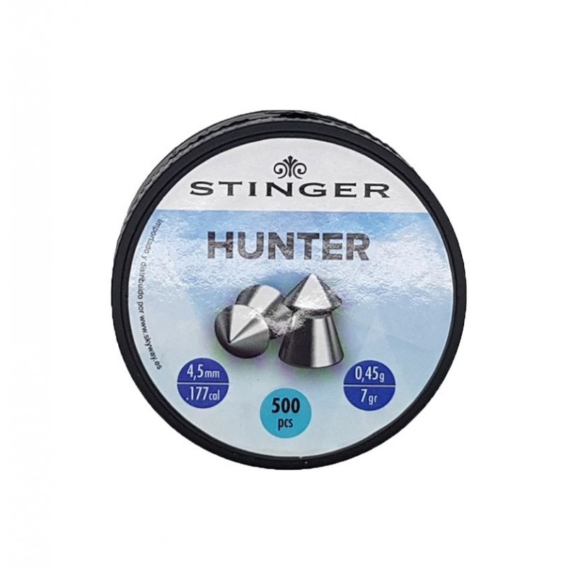HUNTER POINT PLOMADAS CAL.4,5 0,45 GR STINGER