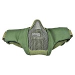 METAL AND FABRIC MESH MASK WOSPORT GREEN