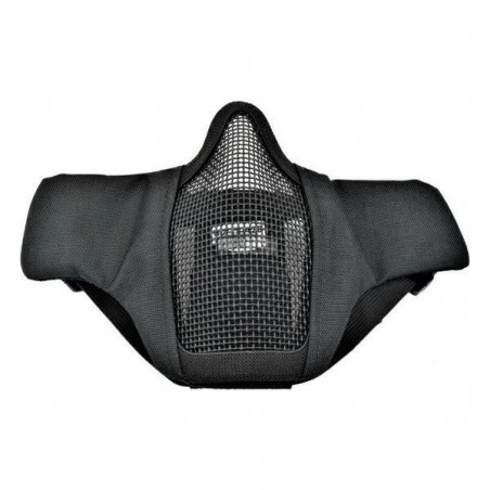 METAL AND FABRIC MESH MASK WOSPORT BLACK
