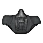 MASCHERA A RETE IN METALLO E TESSUTO WOSPORT NERO MASCHERA A RETE IN METALLO E TESSUTO WOSPORT NERO