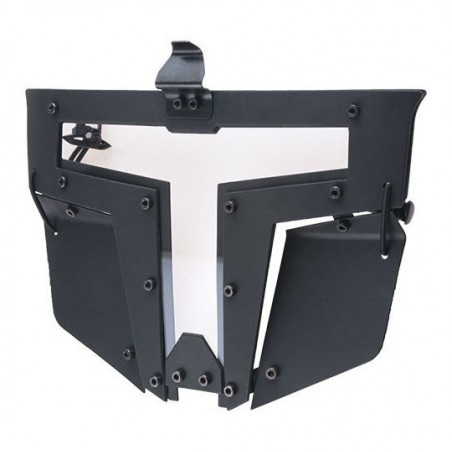 SPARTAN IRON WARRIOR MASK BLACK