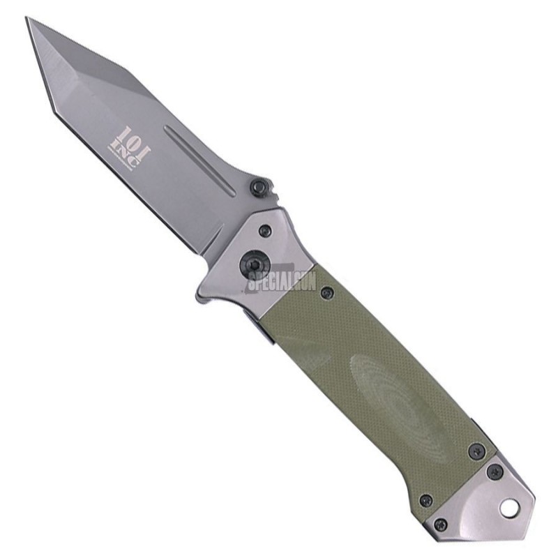 CUCHILLO TÁCTICO DA35 PLEGABLE 101 INC VERDE CUCHILLO TÁCTICO DA35 PLEGABLE 101 INC VERDE