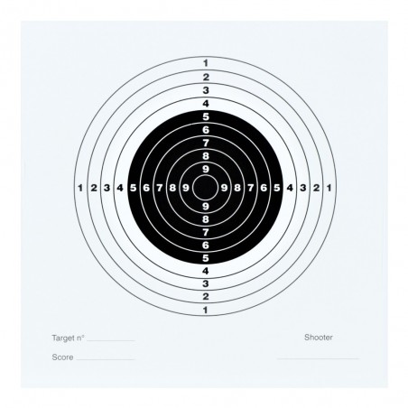TARGET SHEETS FOR TARGET 14X14 WHITE 100 PCS.