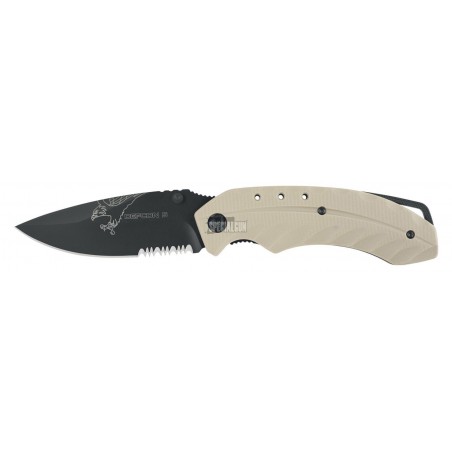 DEFCON 5 CUCHILLO TÁCTICO PLEGABLE FOXTROT DESERT