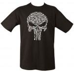 PUNISHER GUNS MILITARY T-SHIRT BLACK