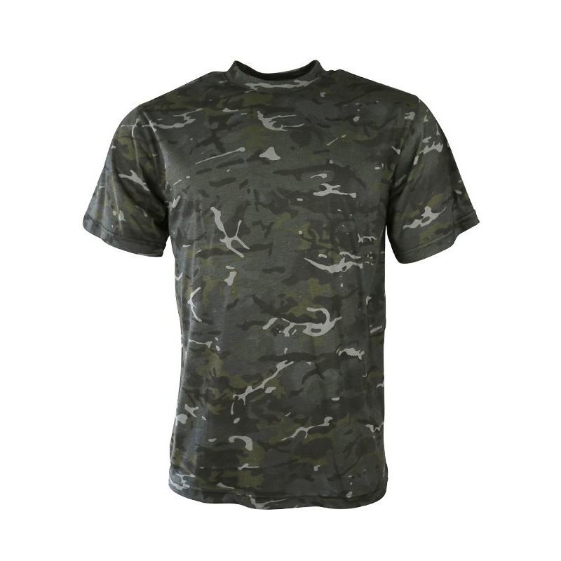 T-SHIRT MILITARE COMBAT BTP BLACK