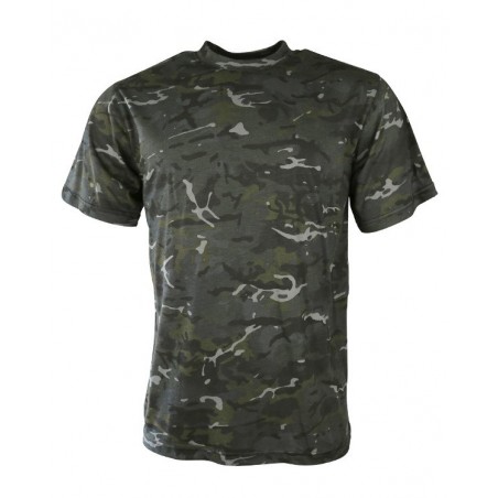 T-SHIRT MILITARE COMBAT BTP BLACK