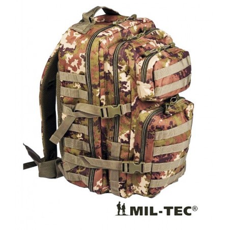 MILTEC MOCHILA MILITAR TACTICA 30 lt VEGETATO ITALIANO