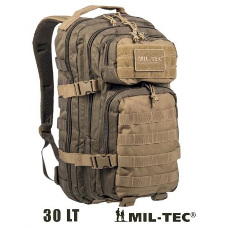 MILTEC MOCHILA MILITAR TÁCTICA 30 l RANGER GREEN/COYOTE