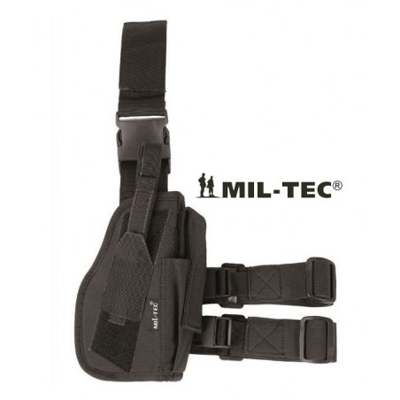 RIGHT MILITARY THIGH HOLSTER MILTEC BLACK