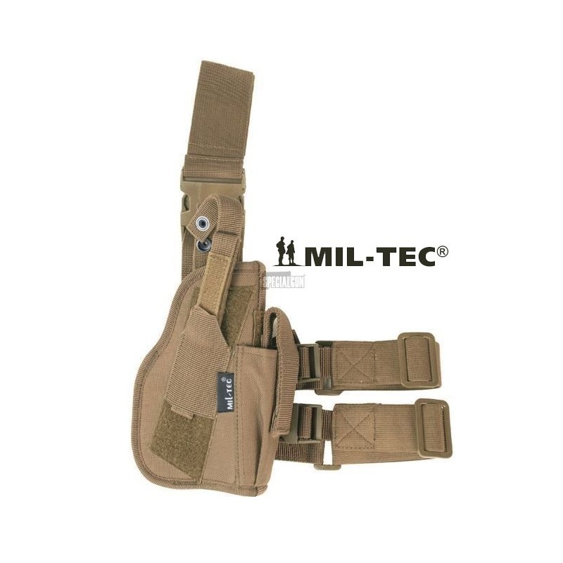 RIGHT MILITARY THIGH HOLSTER MILTEC COYOTE RIGHT MILITARY THIGH HOLSTER MILTEC COYOTE
