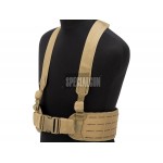 VIPER TACTICAL CINTURÓN BLANDO CON TIRANTES CORTADOS A LÁSER COYOTE