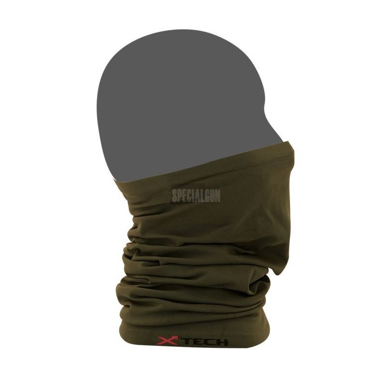 X-TUBE XTECH GREEN OD ELASTIC NECK WARMER X-TUBE XTECH GREEN OD ELASTIC NECK WARMER