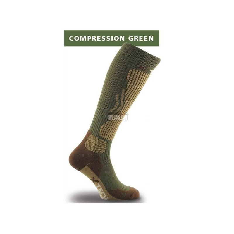 CALZE TECNICHE TERMICHE COMPRESSION XTECH VERDE CALZE TECNICHE TERMICHE COMPRESSION XTECH VERDE