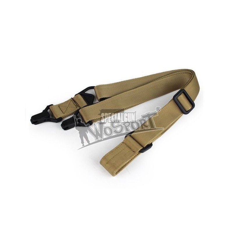 TACTICAL BELT 1-2 POINTS WOSPORT TAN