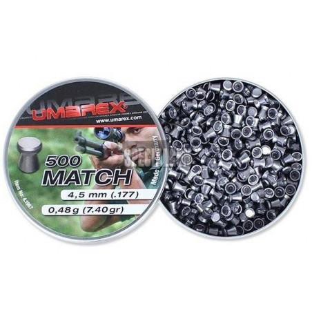 PIOMBINI MATCH CAL.4,5 500 pz 0,48 gr UMAREX