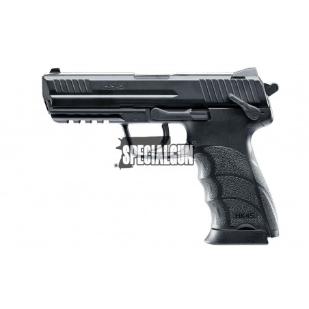 UMAREX HK45 FULL METAL CO2 CAÑON FIJO NEGRO
