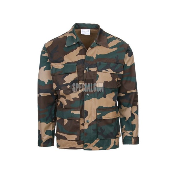 CHILD BDU CAMOUFLAGE JACKET FOSTEX WOODLAND