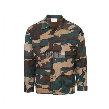 CHILD BDU CAMOUFLAGE JACKET FOSTEX WOODLAND