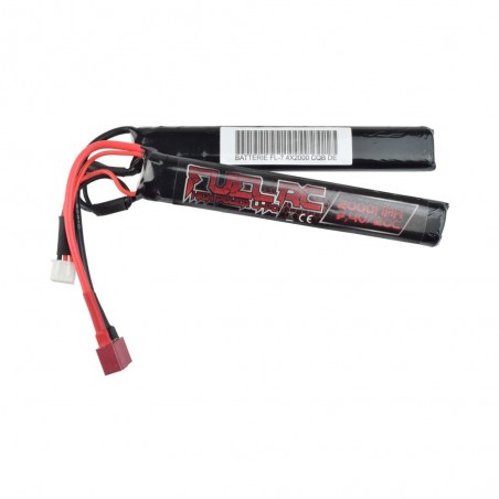 BATTERIA LIPO 7.4V 2000 mAH 20C NUNCHUCK DEANS FUEL RC