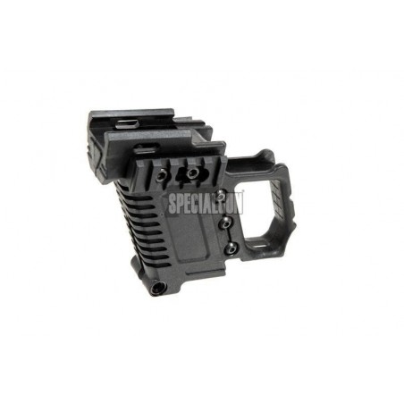 EMPUÑADURA DE CARABINA DE PISTOLA PARA G 17/18/19 NEGRA