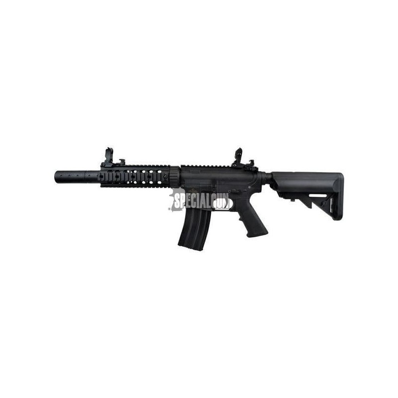DBOYS M4 CQB SILENCIADA 7' NEGRA