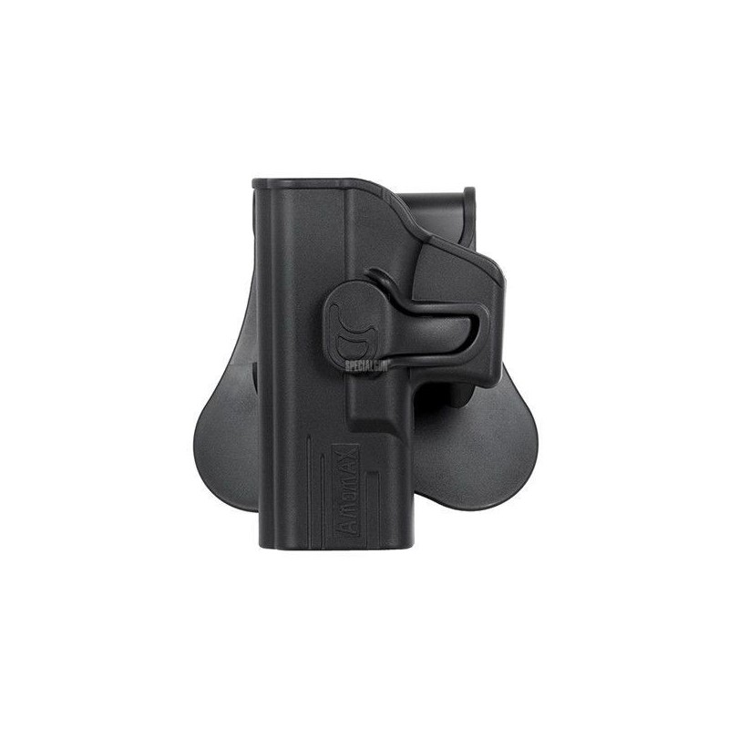 POLYMER HOLSTER FOR GLOCK 19/23/32 LEFT AMOMAX BLACK POLYMER HOLSTER FOR GLOCK 19/23/32 LEFT AMOMAX BLACK