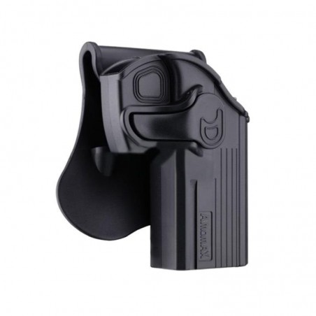 FONDINA IN POLIMERO PER CZ 75 D-24/7 DESTRA AMOMAX NERA