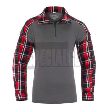 FLANNEL COMBAT SHIRT INVADER GEAR RED