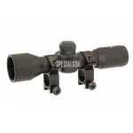 OTTICA 4x32 COMPAC RIFLESCOPE NERA