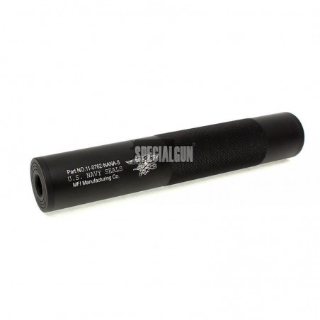 FMA Silenciador 195 x 36 doble hilo navy seal negro