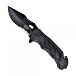 COLTELLO TATTICO STEEL CLAW KNIVES NERO