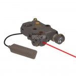 FMA AN/PEQ 15 UPGRADE VERSION LED LASER ROJO BRONCEADO FMA AN/PEQ 15 UPGRADE VERSION LED LASER ROJO BRONCEADO