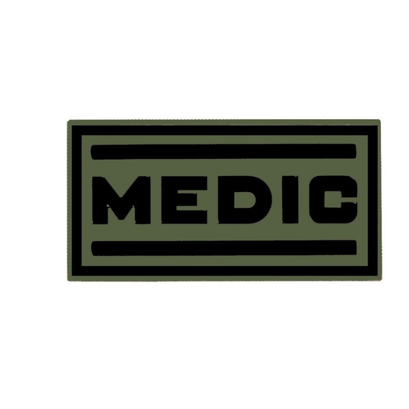 PATCH IN GOMMA PVC 3D MEDIC VERDE PATCH IN GOMMA PVC 3D MEDIC VERDE