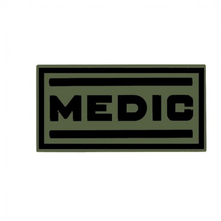 PATCH IN GOMMA PVC 3D MEDIC VERDE