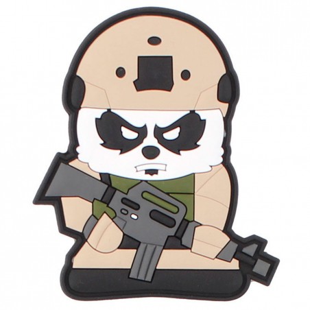 PVC RUBBER PATCH 3D BEAR KILLER FULL COLOUR