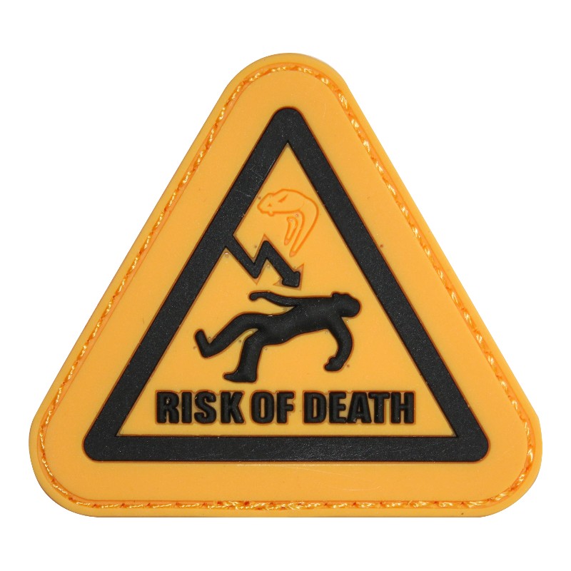 RISK OF DEATH RUBBER PATCH VIPER TACTICAL RISK OF DEATH RUBBER PATCH VIPER TACTICAL