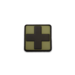 PVC RUBBER PATCH MEDICAL CROSS GREEN